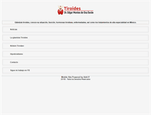 Tablet Screenshot of mobile.tiroides.com.mx